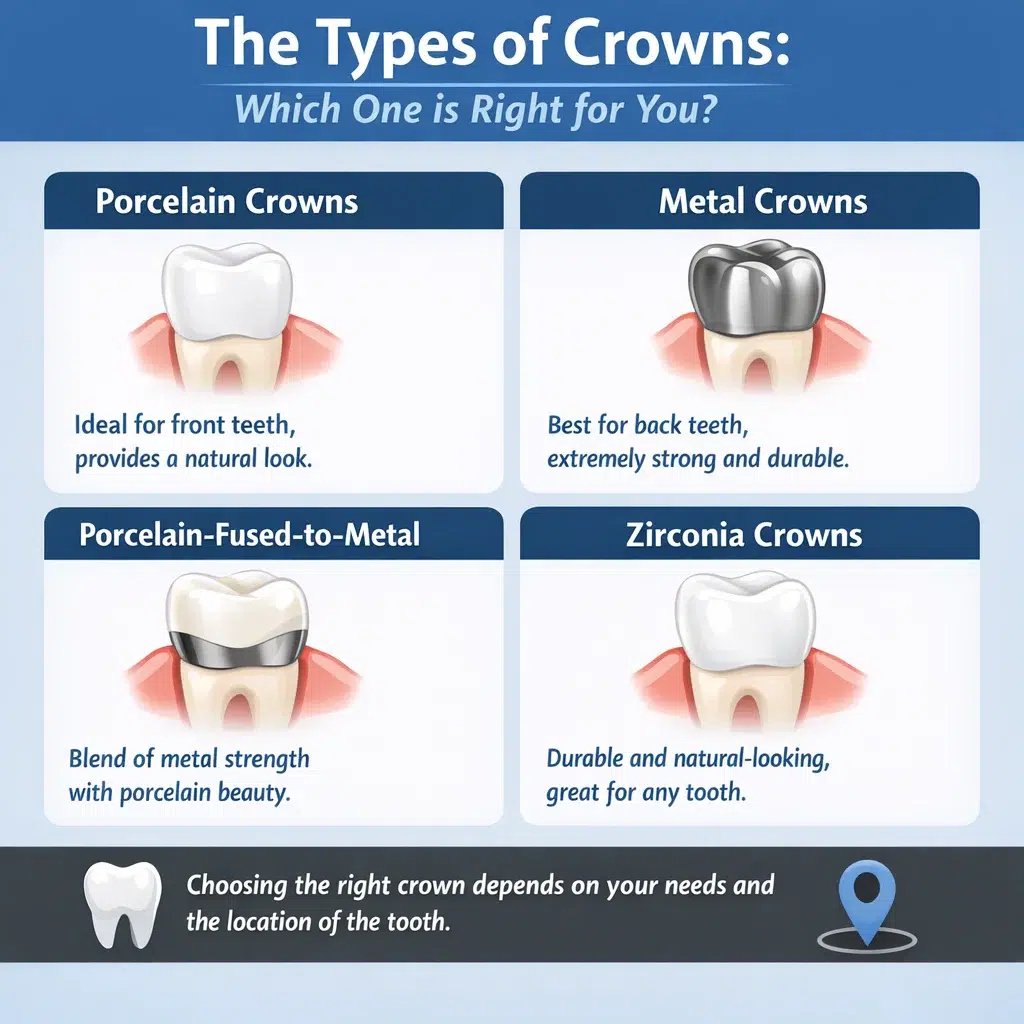 types of crowns right for you